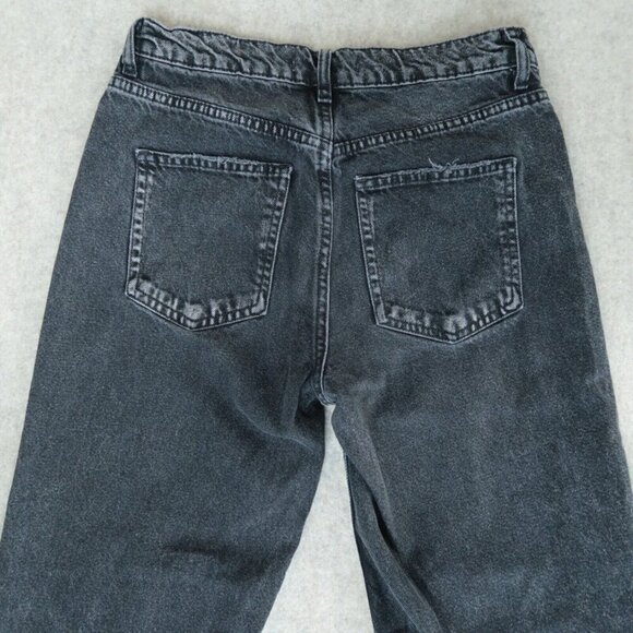 We The Free People Jeans Emmy Split Hem Bootcut High Rise Black Women's Size 28 - Picture 10 of 14